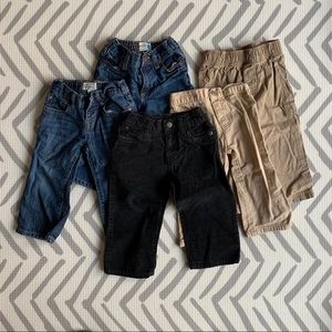 Boys pants 12-24 months Gap Old Navy Izod